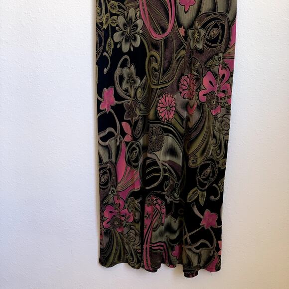 Vintage Y2K Made in Heaven Mesh Floral Maxi Dress - Picture 4 of 8